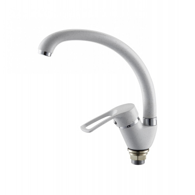 Смеситель "I-Tech" одноручковый для кухни "Grus 40", белый