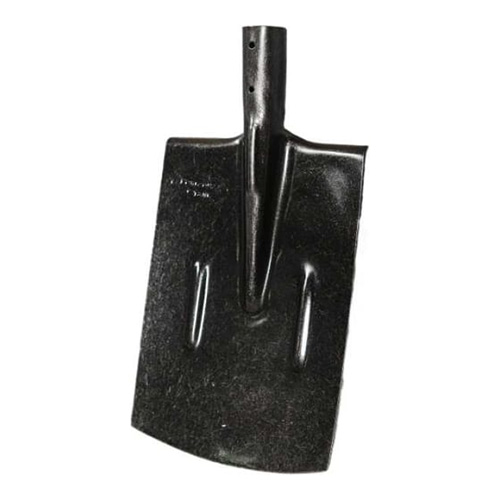 Лопата копальная прямоугольная рельсовая сталь с молотковой окраской без черенка D40