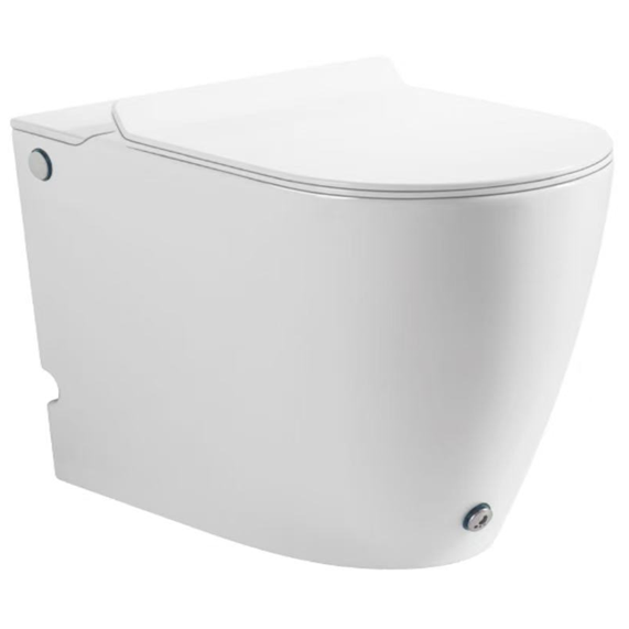 Унитаз-компакт импульсный "Zili Do Триумф А-376А" прямой выпуск, нижняя подводка, с сиденьем микролифт