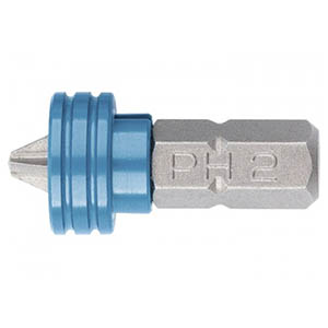 Бита PH2*25мм с ограничителем глубины и магнитом для ГКЛ, ГВЛ "Gross" сталь S2