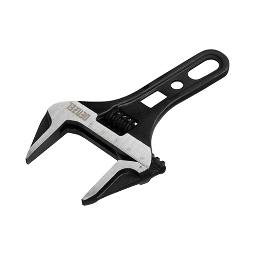 Ключ "Denzel" разводной, CrV, кованый, укороченная рукоятка, 155мм