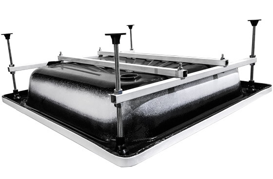 Каркас для стальных поддонов 900*900*315мм, КР-900