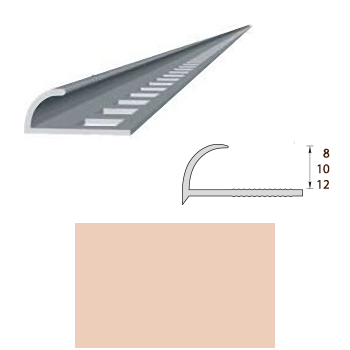 Раскладка, 9-10мм, L=2,5м, наружная, &quot;Персиковый&quot;