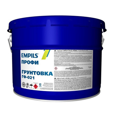 Грунтовка антикоррозионная ГФ-021 "Empils", 12кг, серая