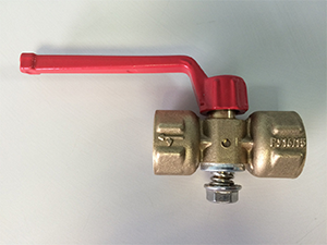 Кран 3-х 11 б18бк ДУ15в РУ16 G1/2-M20 без фланца с ручкой