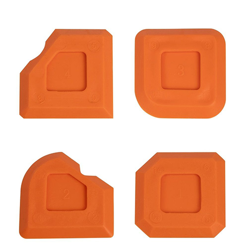 Набор шпателей "Rollingdog" для силикона и герметика, 4 предмета