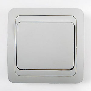 Выключатель 1-кл "IN HOME Classico" скрытой проводки, белый