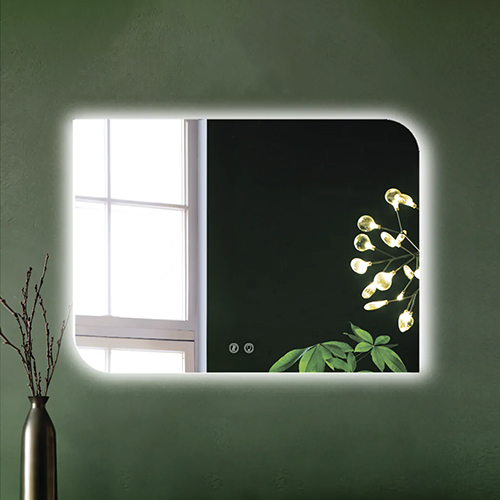 Зеркало "Лиссабон" 800*600мм, подсветка, сенсорный выкл., антизапотевание