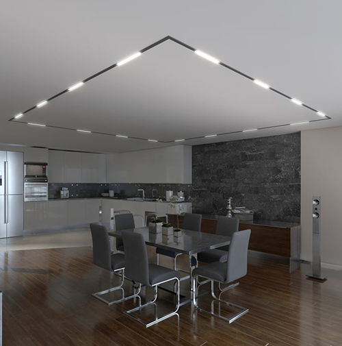 Светильник трековый Slim Magnetic L01 10W 4200K 800Лм (300мм) (черный) 85000/01