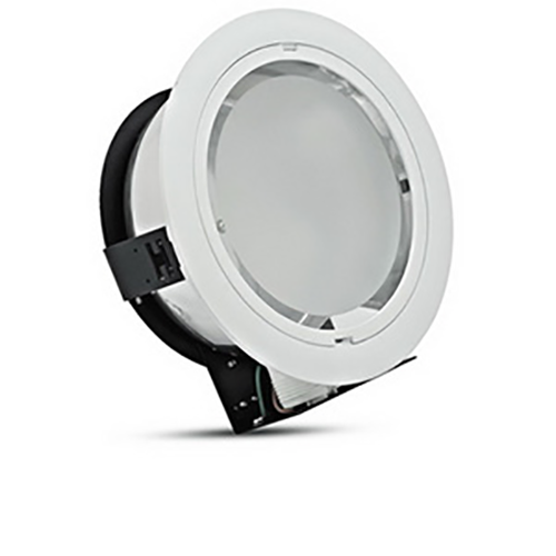 Светильник "Downlight" литой встраиваемый "Primo" круглый серебристый для двух ламп КЛЛ Е27 220В 15-26Вт