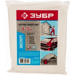 Пленка "Зубр" защитная 50мкм, 4*5м