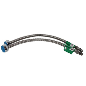 Подводка для смесителя из гофрированной нержавеющей трубы 1,2м