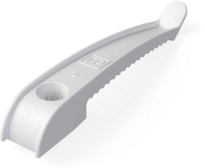 Держатель кабеля односторонний для прямого монтажа, белый &quot;Промрукав&quot;