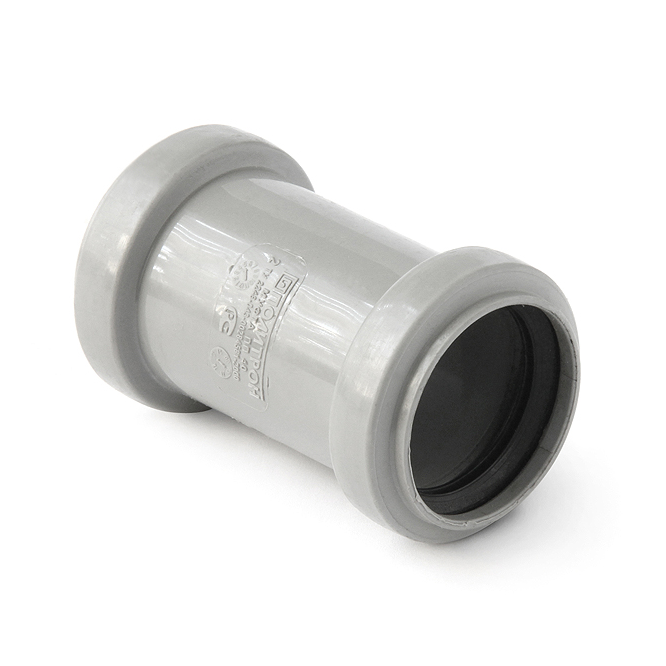 Муфта двухраструбовая для внутренней канализации РР 50  Pro Aqua Comfort