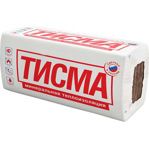 Утеплитель Knauf ТИСМА TS038 1300*600*100мм, 6,24м2, 0,624м3, 8 плит