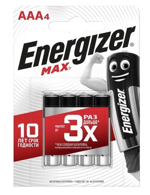 Эл. питания ENR MAX E92/AAA BP 4 RU E300157303P  1/12