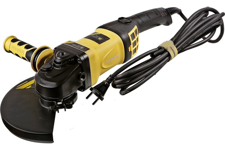 УШМ 230мм "Hanskonner" HAG28230B, 2850Вт, 6000об/мин, плавн пуск, пылезащита