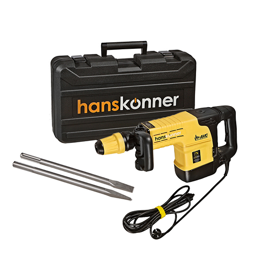 Отбойный молоток Hanskonner, HDH1525M 1500Вт, 6-25Дж, SDS MAX  18мм,  кабель 6м