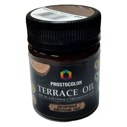 Масло для террас "PROSTOCOLOR", "Дуб", 0,04л, пробник