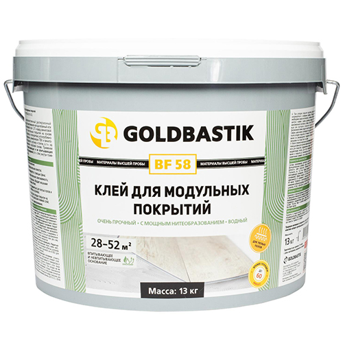 Клей "Goldbastik BF58" универсальный для напольных покрытий, 13кг