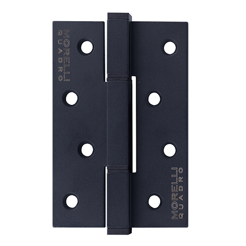 Петля универсальная алюминиевая  на квадратной оси "QUADRO 2- BL TEC", 100*75*2,5мм, "Черный"