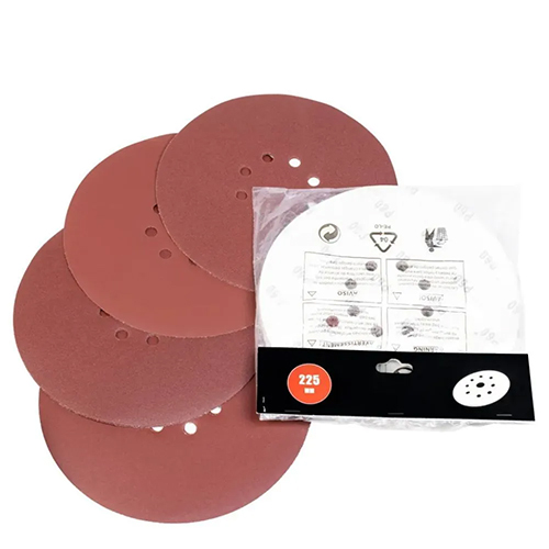 Шлифовальный круг "DLT GrandFlex RED", 225мм (упаковка 10шт) 8 отверстий, P320