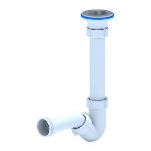 Сифон для биде со стальным выпуском, 1.1/4*32, BD1000