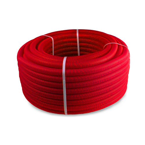 Труба ПНД гофрированная 23/19мм, красная