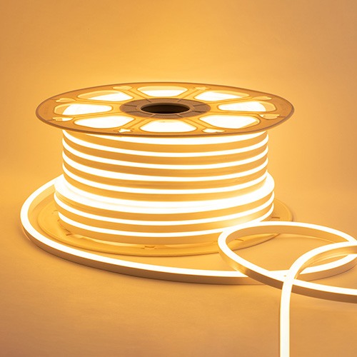 Светодиодный неон, мини, 220В, 5,5Вт/м, smd2835, 120д/м , IP65, 150Лм/м, 8*16мм, 3000К