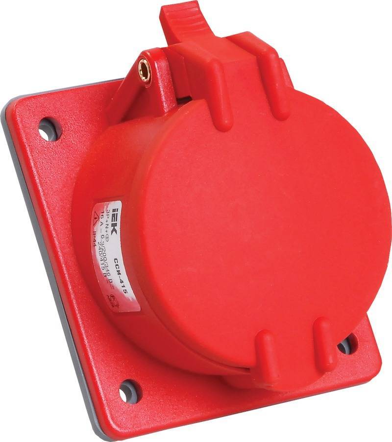 Розетка 415 скрытая, 3Р+PЕ+N, 16А 380В IP44, Magnum "ИЭК"