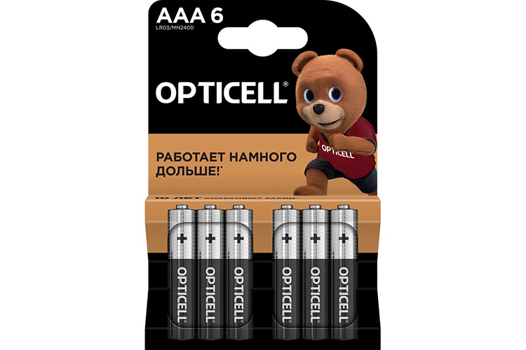 Эл.питания Opticell Basic LR03 (ААА) к-т 6шт  1/10