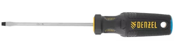 Отвертка "Denzel" SL4* 100мм, трехкомпонентная ручка!!!