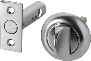 Комплект задвижка / завертка "Апекс-513", хром, Россия