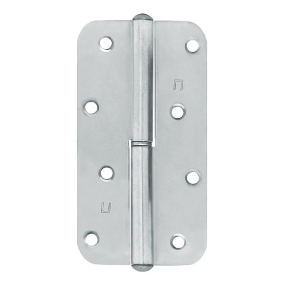 Петля "ПН" - 130 правая цинк