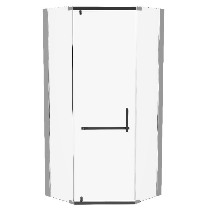 Душевое ограждение "Мирсант Arena Pentagon", 900*900*2000мм, размер под поддон, стекло 8мм