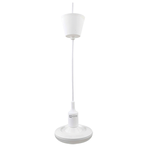 Лампа светодиодная "IN HOME LED-UFO" 25Вт, 220В, 4000К, 2250Лм, 200мм, с силиконовым патроном E27, со шнуром 1м, белый