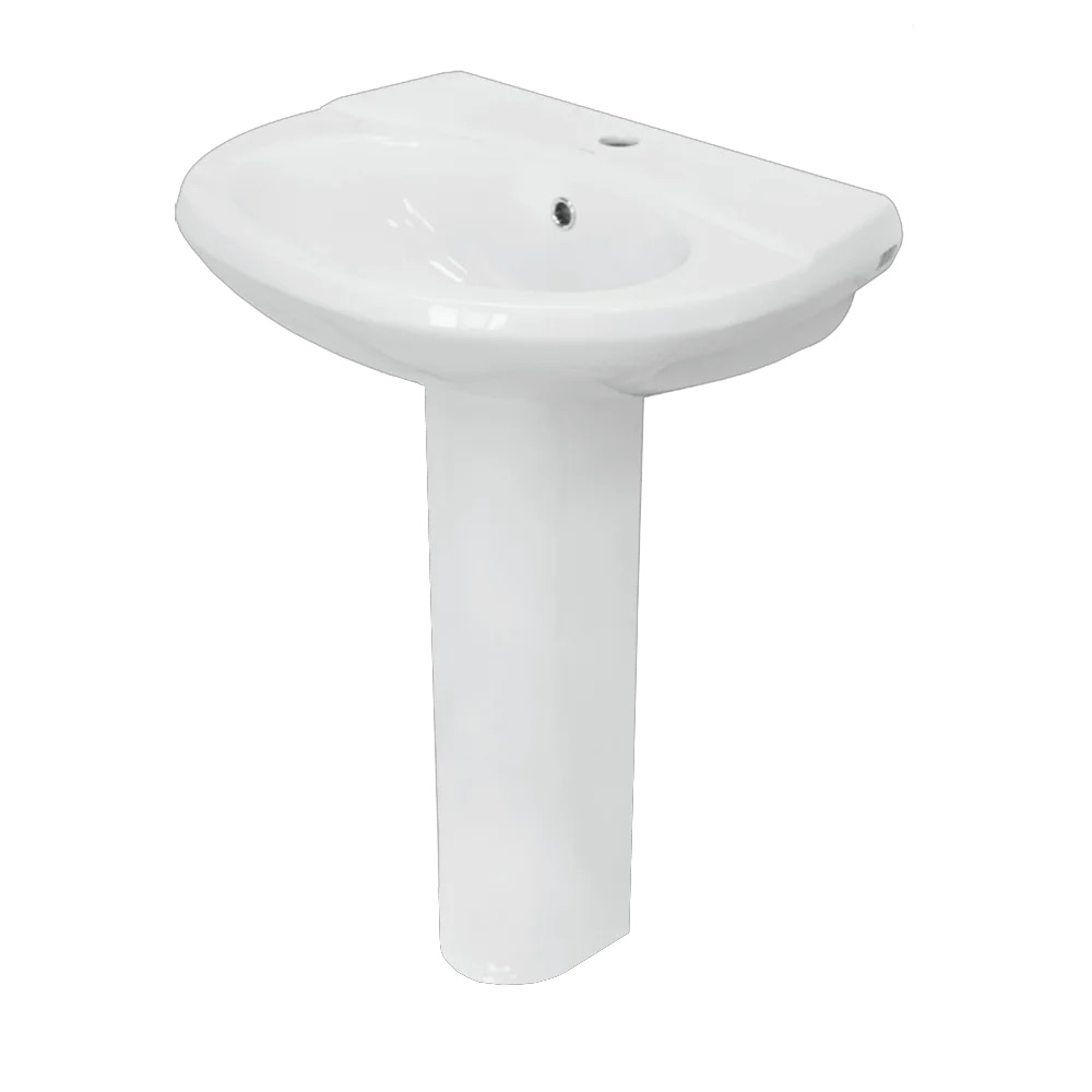 Умывальник "Виктория" белый с пьедесталом