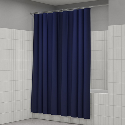 Шторка для ванной "Iddis P05PE18i11", темно-синий, 2000*1800мм