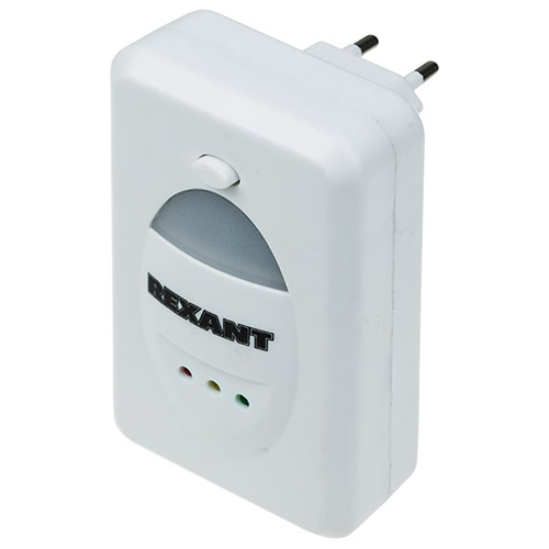 Ультразвуковой отпугиватель вредителей с LED-индикатором, S 60м², 220В REXANT