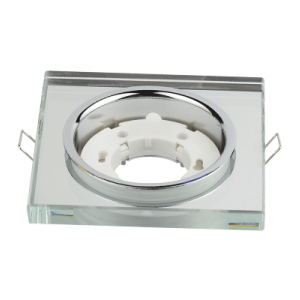 Светильник потолочный GX53 "IN HOME GX53R-SMR" встраиваемый, квадрат, стекло зеркальное