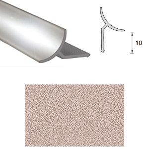 Раскладка универсальная, L=2,5м, внутренняя, "Песок бежевый"
