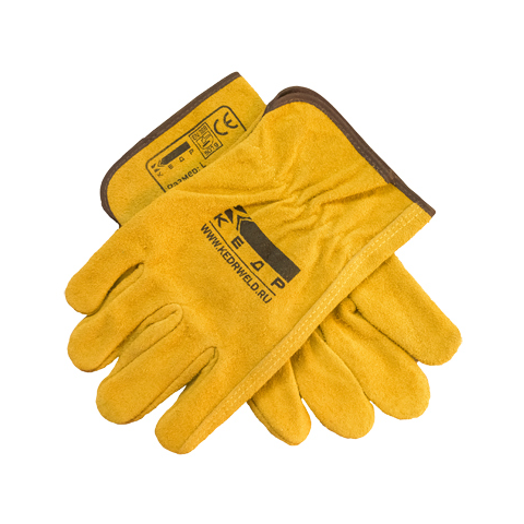 Перчатки спилковые КЕДР "Драйвер"