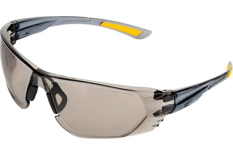 Очки "Denzel" защитные открытые, поликорбонатные, дымчатая линза