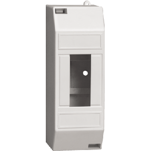 Бокс пластиковый навесной на 2 модуля ИЭК КМПн 1/2 IP20 белый