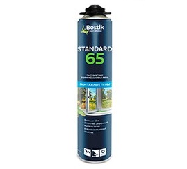 Пена монтажная профессиональная летняя &quot;Bostik&quot;, 65л, 750мл