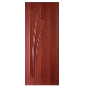 Дверное полотно  "Лагуна", 700*2000*38мм, глухое, ламинированная пленка -"Итальянский орех" Принцип