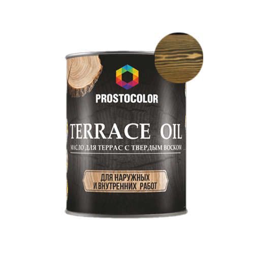 Масло для террас &quot;PROSTOCOLOR&quot;, &quot;Палисандр&quot;, 2,2л