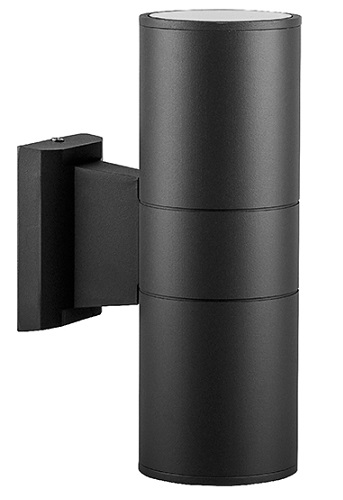 Светильник садово-парковый "Feron" настенный " DH0702" без ламп 2*Е27, 220В, чёрный