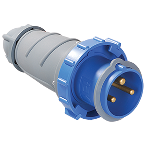 Вилка 033 2Р+РЕ, 63А 220В IP67, Magnum "ИЭК"