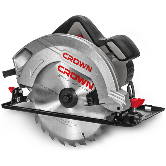 Дисковая пила &quot;CROWN&quot; CT15199-190 Ø190*20мм, 1200Вт, 5500об.мин